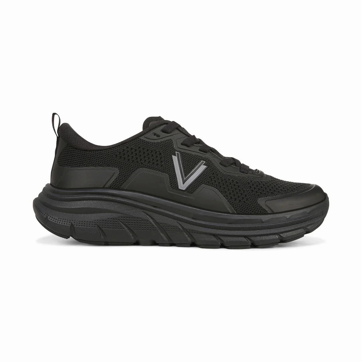 Everyday Wear HeelCushioning Vionic Women's  Walk Max Lace Up Sneaker Black
