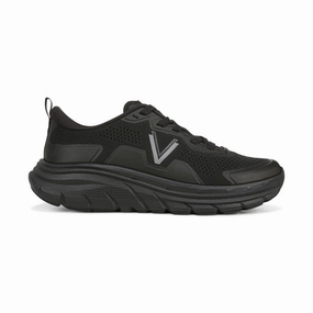 Bacterial Resistant Lining Vionic Women's  Walk Max Lace Up Sneaker Black