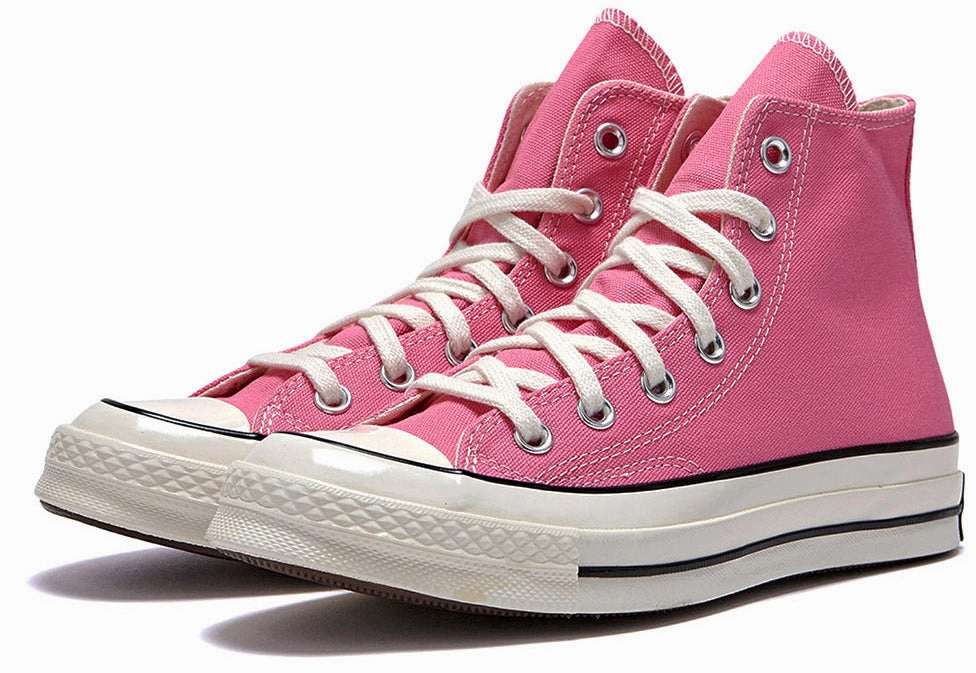 Height Plus Converse Chuck Taylor All Star 1970s Hi Top Pink/Egret/Black