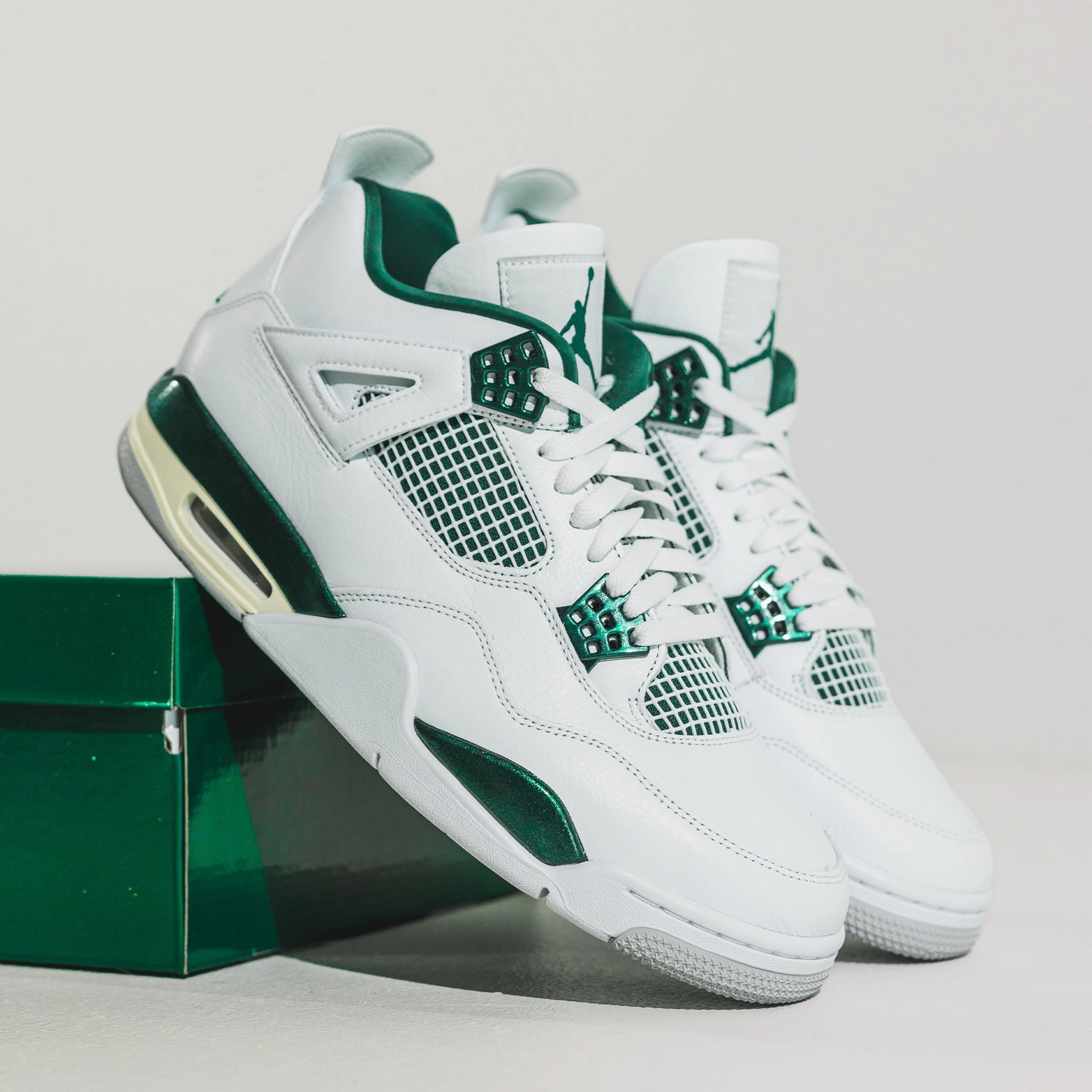 Air Jordan 4 Retro Oxidized Green Zero Break In Period