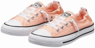 Converse Womens Chuck Taylor All Star Shoreline Slip Summer Florals Cheeky Coral/Lawn Flamingo Game Fit Enhanced grip