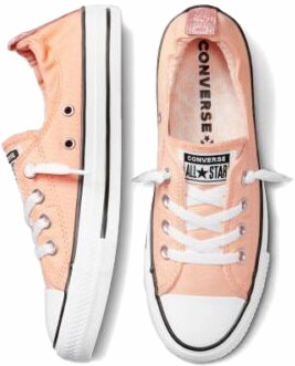 Anti Odor City Bright Converse Womens Chuck Taylor All Star Shoreline Slip Summer Florals Cheeky Coral/Lawn Flamingo