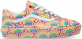 Runway Glow Vans Old Skool Platform Pride Multi