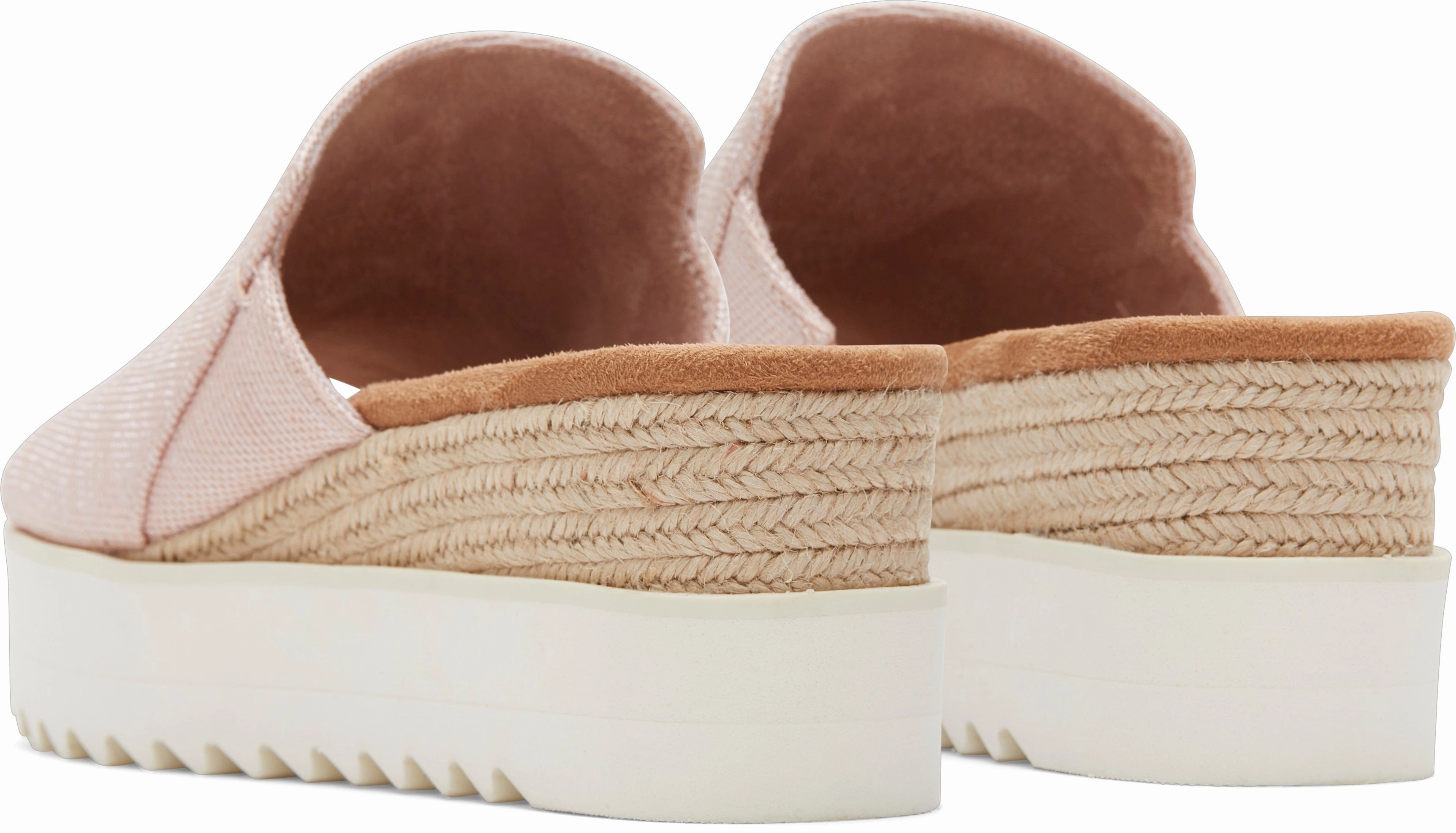 Diana Mule Sandal - Ballet Pink Canvas Footwear Comfort