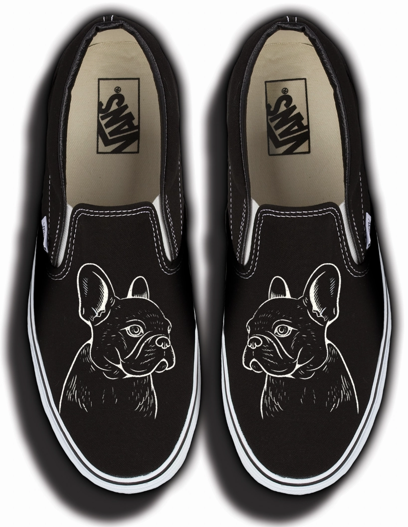 Quick Dash Comfort Slope Baggins Original Slip on French Bulldog