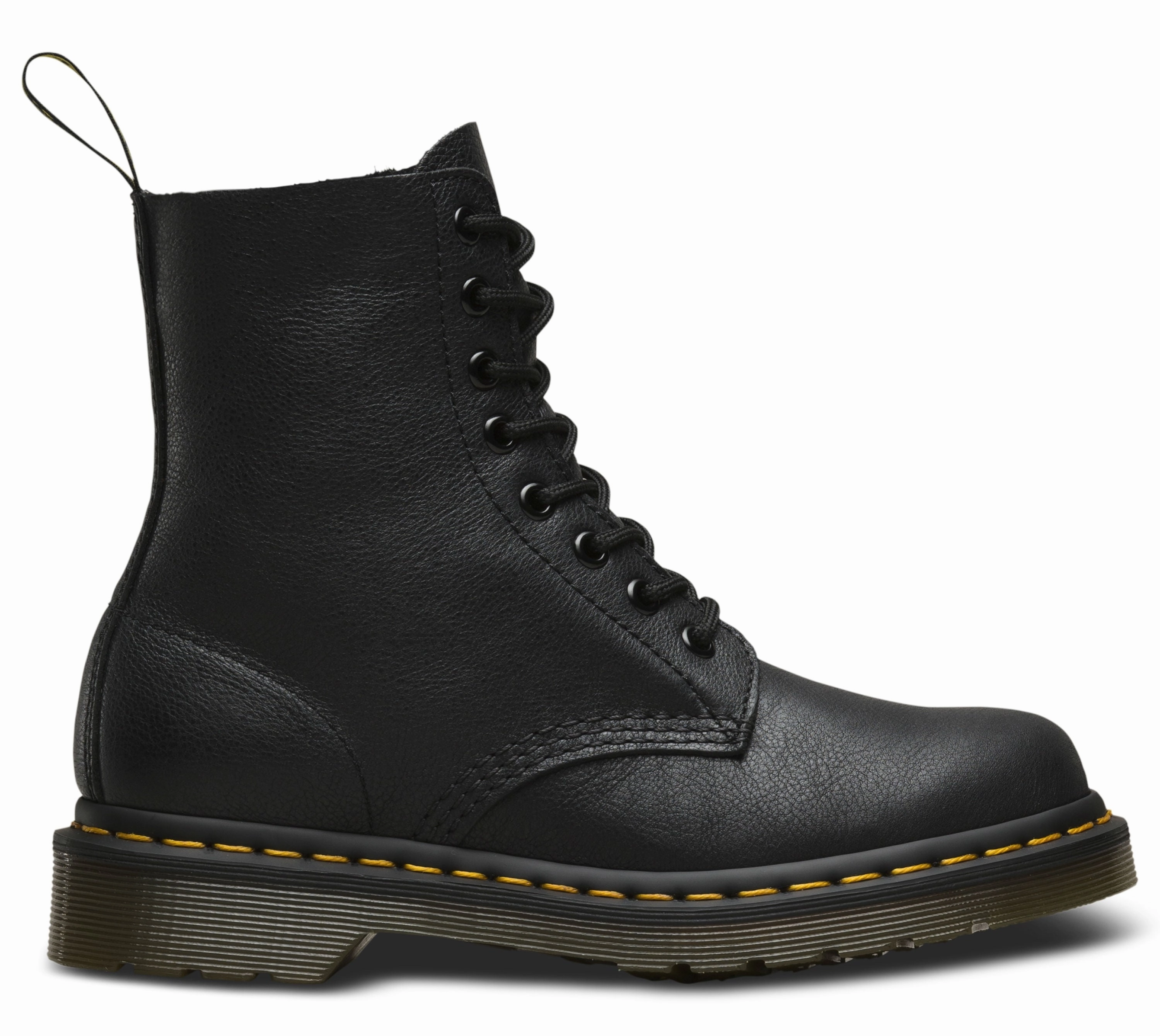 Dr. Martens Women's Pascal Virginia Hi Top Black Relaxed Fit Adventure Driven