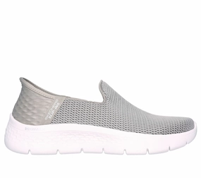 Skechers Women's GO WALK Flex-Relish Slip-ins Hands Free Light Gray Fresh Touch