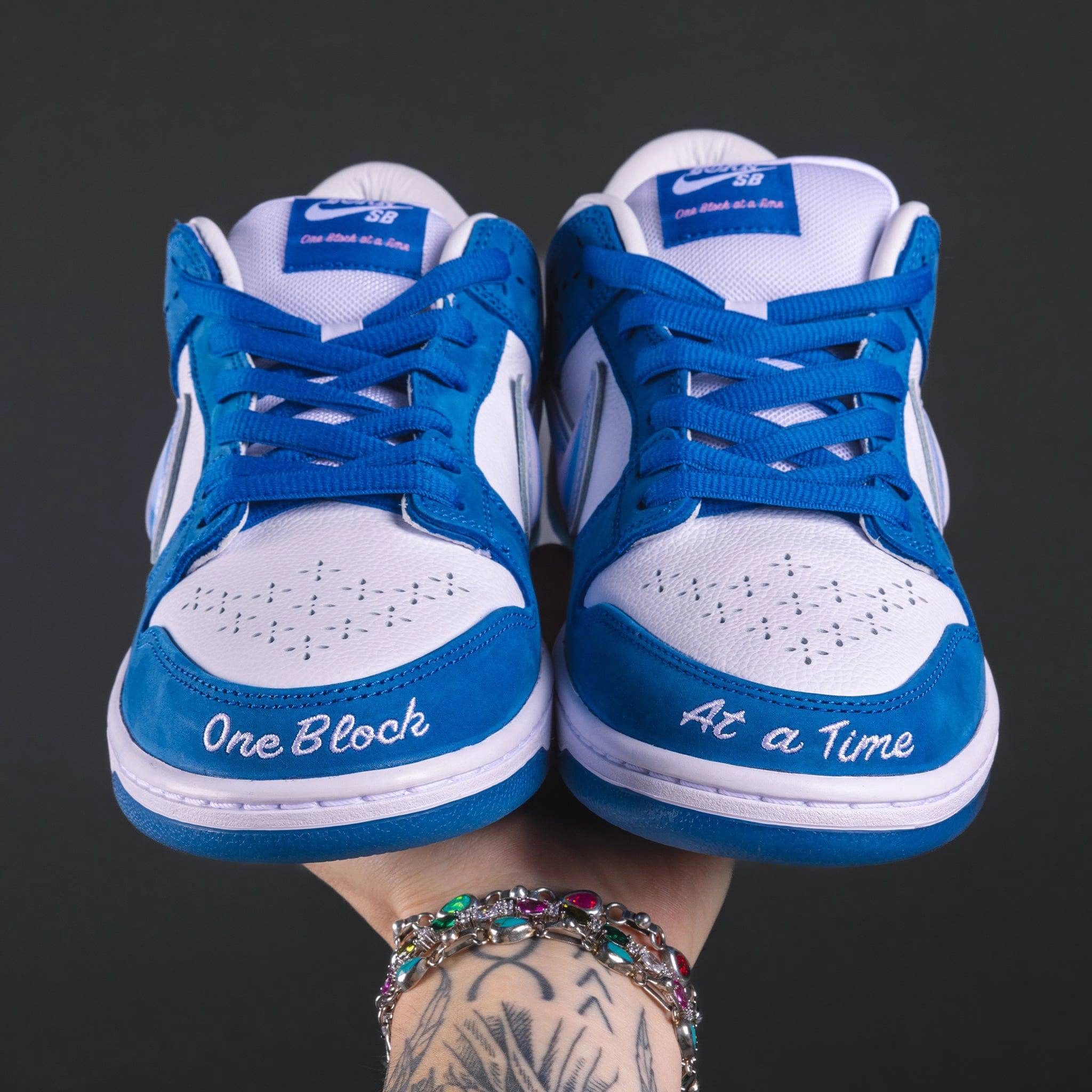 Impact-absorbing durability Nike SB Dunk Low Born x Raised One Block At A Time