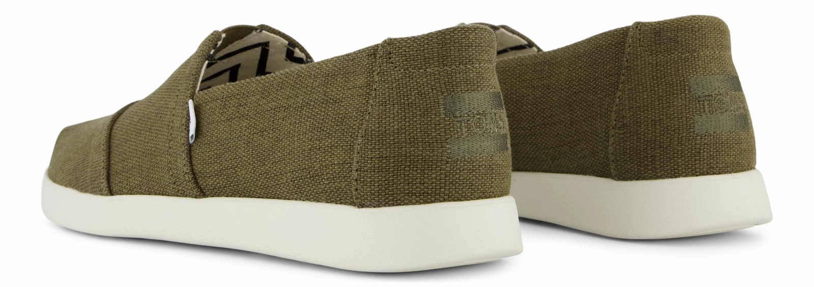 Alpargata Plus - Military Olive Canvas Comfy Ready Slip Instant Ease
