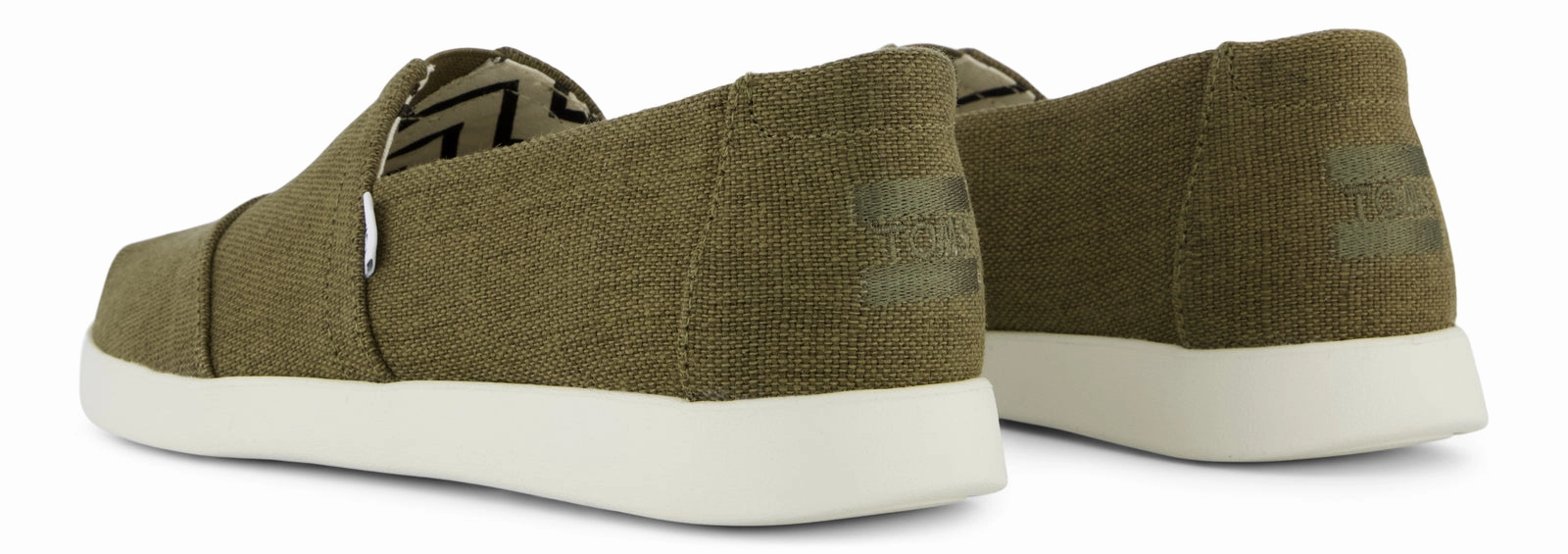 Alpargata Plus - Military Olive Canvas Comfy Ready Slip Instant Ease