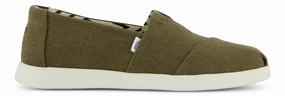 Comfortable Walk Feather Light Alpargata Plus - Military Olive Canvas