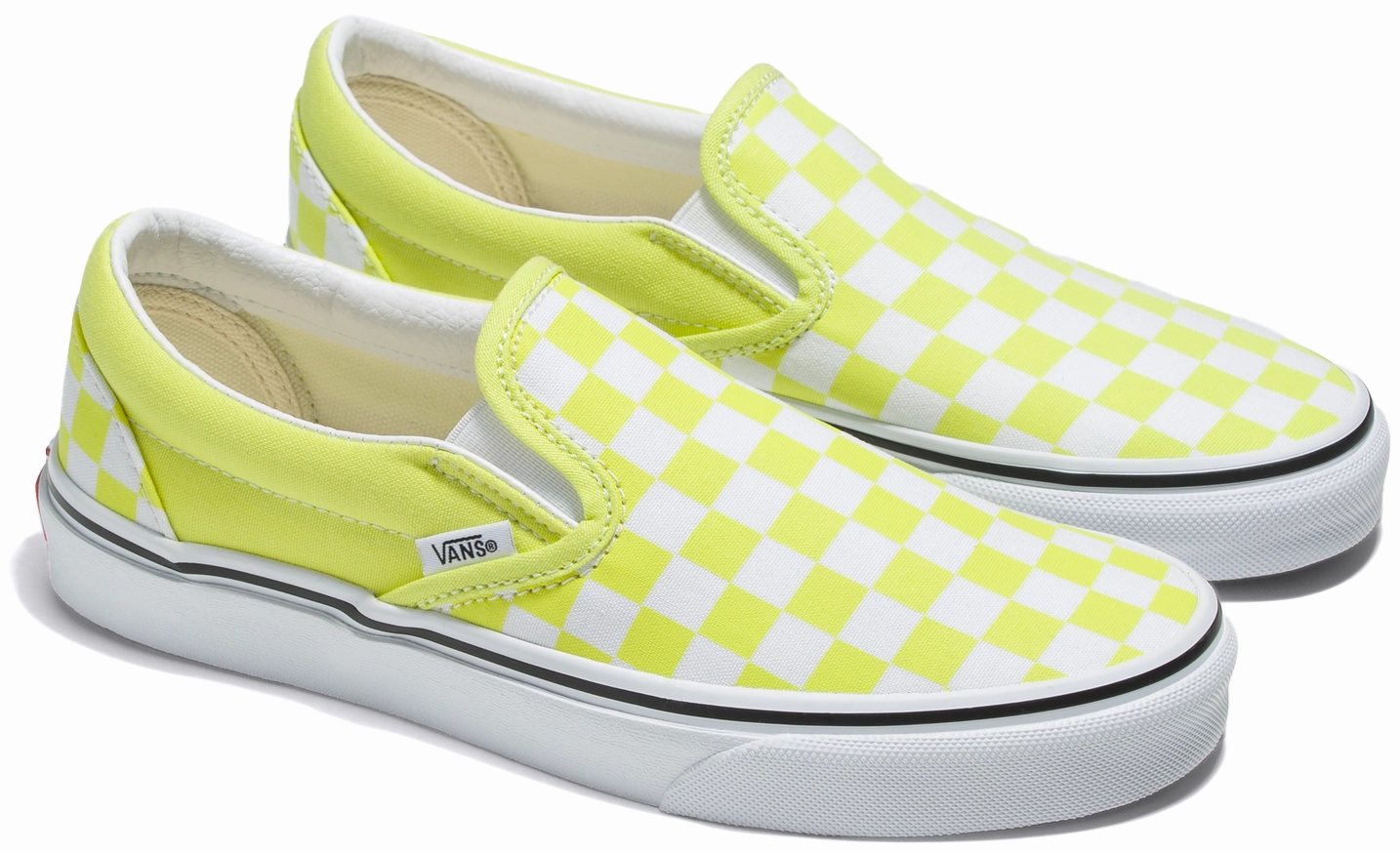Vans Classic Slip-On Checkerboard Evening Primrose Breathable mesh