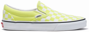 Vans Classic Slip-On Checkerboard Evening Primrose Tech Glow Boho Free