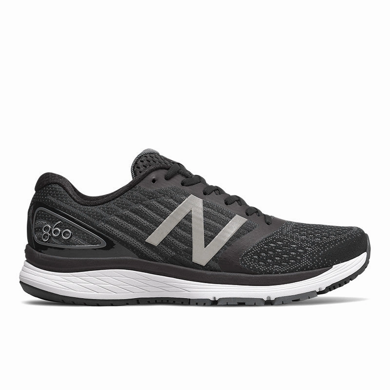 New Balance Men's 860v9 Black/Magnet Freedom Move Sidewalk Ready