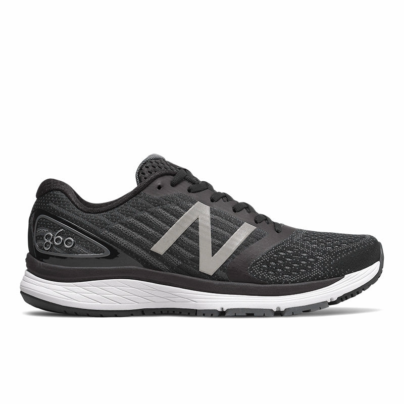 New Balance Men's 860v9 Black/Magnet Functional Edge Breathable Grip