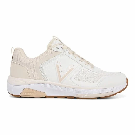 Move More Vionic Women's Walk Strider Sneaker White Cream