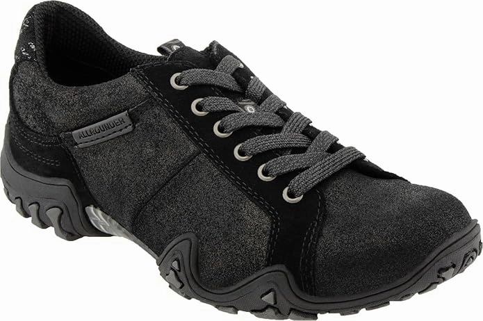 HeelCushioning Sophisticated piece Mephisto Allrounder women's funny sneaker Black