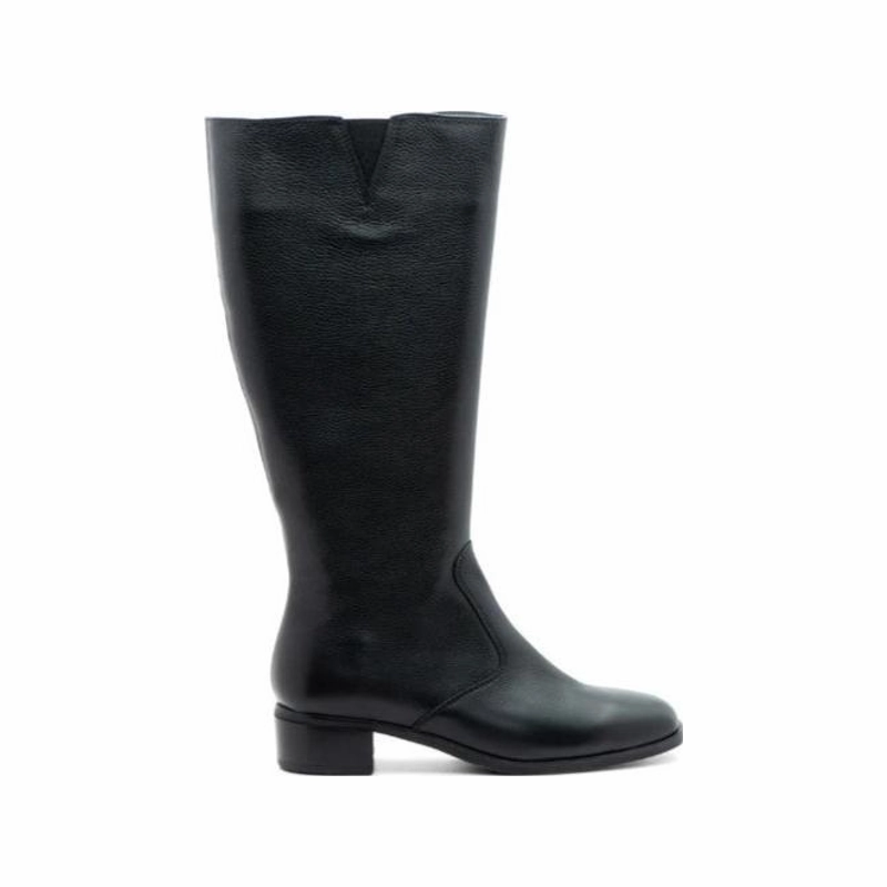 High Shaft Anti Abrasion Ara Grantham Women's Inside Zip Calf Leather Boot 12-31805