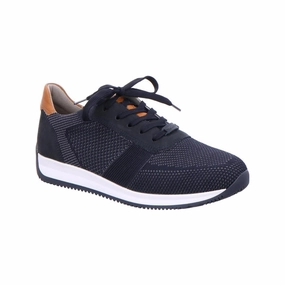 Anti Odor Ara Louie Men's Sneakers Navy