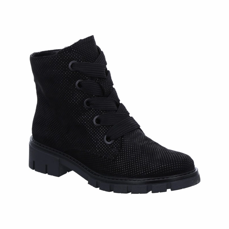 Reliable Support Ara Women's Dover Ankle Lace Boots Black