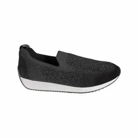 Endurance Ready Reliable Sole Ara Women's Lissabon Slip-on Shoe Black/ White