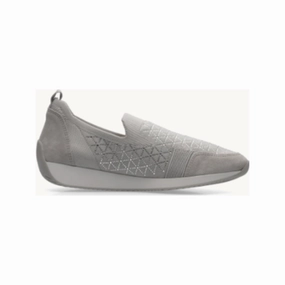 Ara Women's Lissabon Slip-on Shoe Grey Dynamic Arch Harness