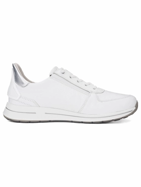Non Compression Upper EasyToClean ARA Women's Osaka | Ovation Slip in Sneaker White