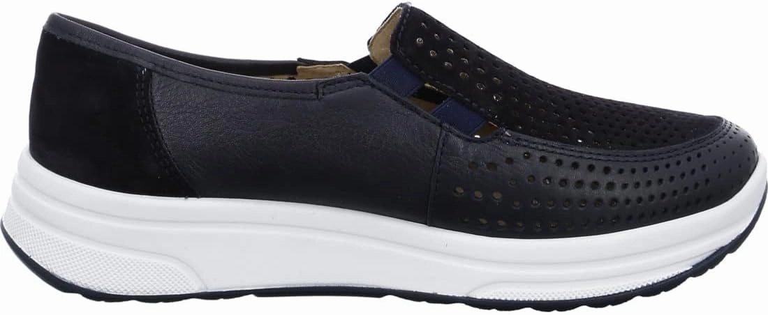 Hyper Elastic Polymer Ara Women's Sapporo 2.0 Slip on Sneaker Navy
