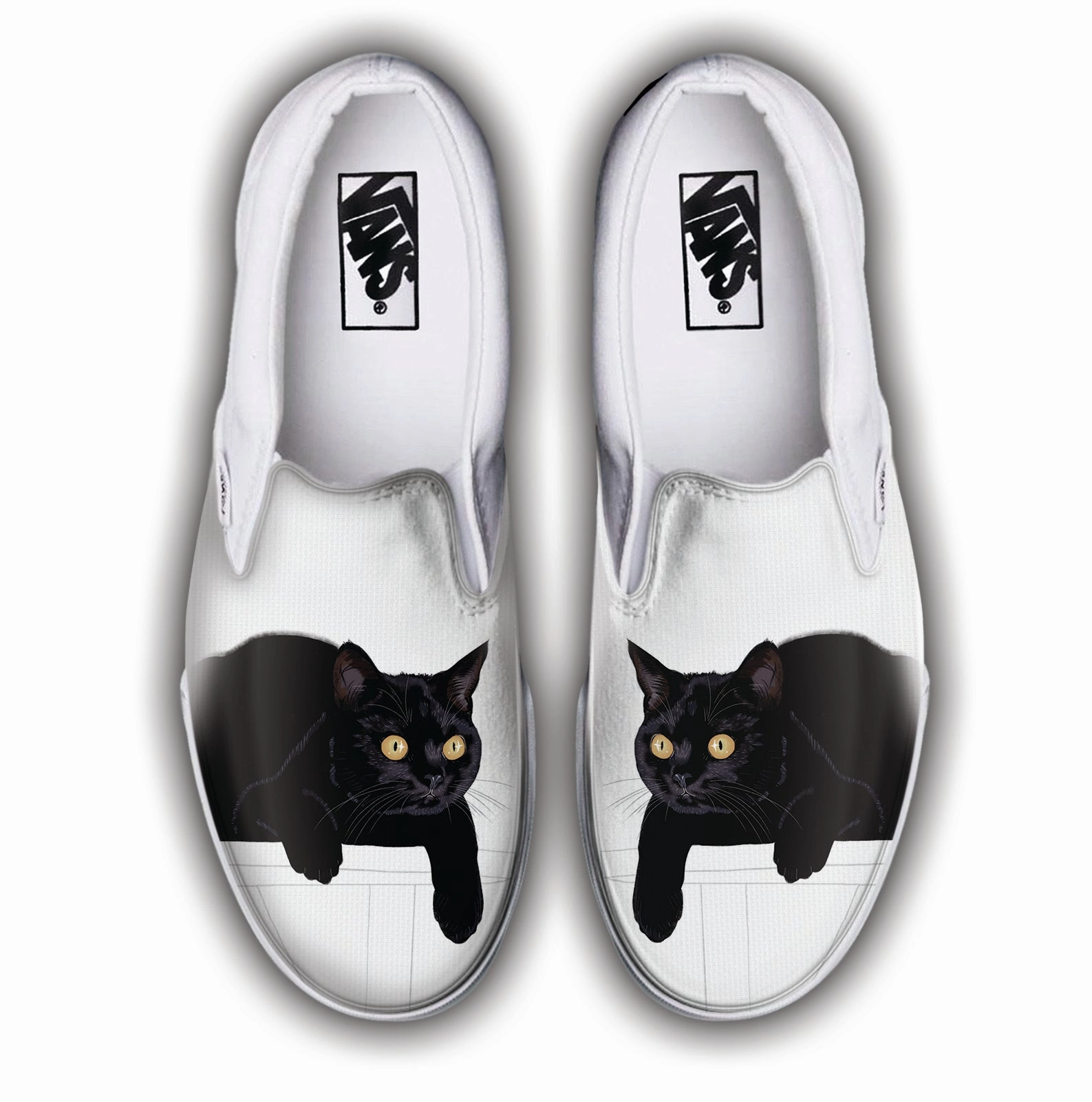 Desert Cool Fantasy Path Baggins Original Slip-On Black Shorthair Cat