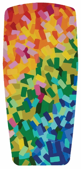 Baggins Original Heather Travis Low Top Rainbow Confetti Street Cool Grip Strong