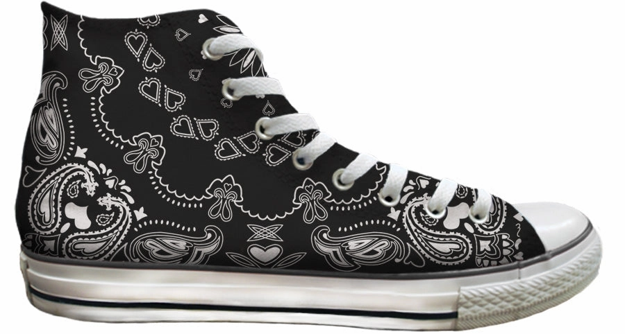 Baggins Original Hi Top Bandana Black Comfort Stand TPU Stability