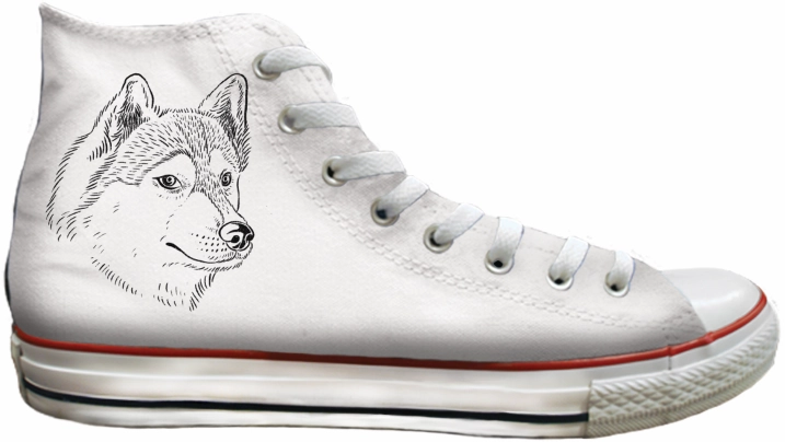 Baggins Original Hi top Husky Desert Run