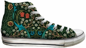 Queen Touch Cushioned Insole Baggins Original Hi Top Morris Meadow Floral