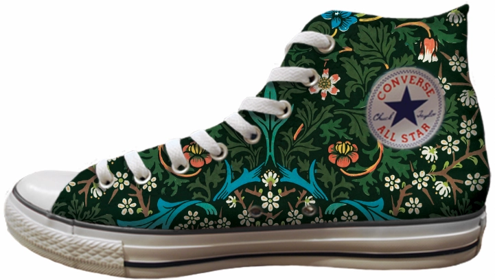 Baggins Original Hi Top Morris Meadow Floral Neo Pop