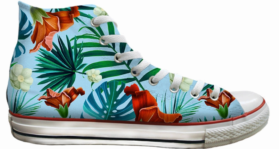 Work Base Palm Base Baggins Original Hi Top Vacation Dad Blue