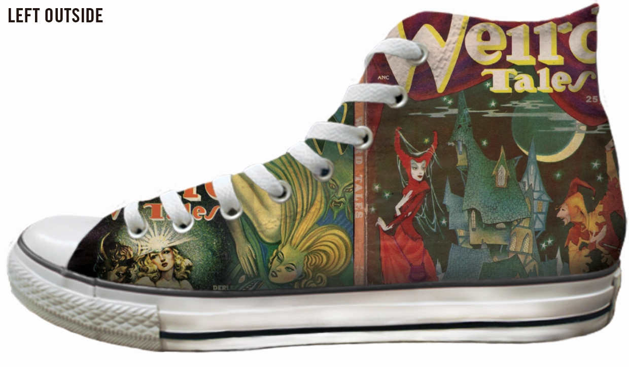 Baggins Original Hi Top Weird Tales: Bloodthirsty Beasts Palm Base Office Cool