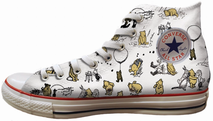 Baggins Original Hi Top Winnie The Pooh Durable Build