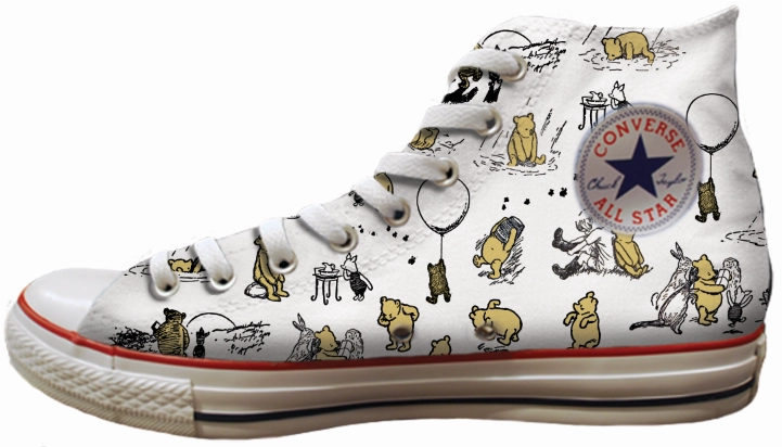 Baggins Original Hi Top Winnie The Pooh Durable Build