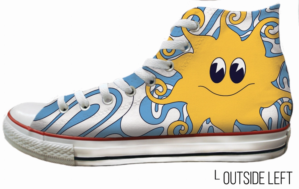 Baggins Original Hi Tops Daydream Doodles Gel Soft Low Top