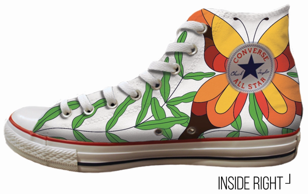 Baggins Original Hi Tops Daydream Doodles Color Mix