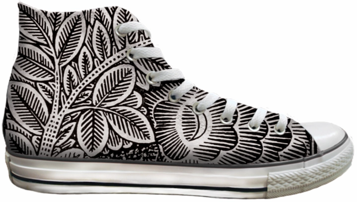 Stride Easy Foot Support Baggins Original Hi Tops Fairytale