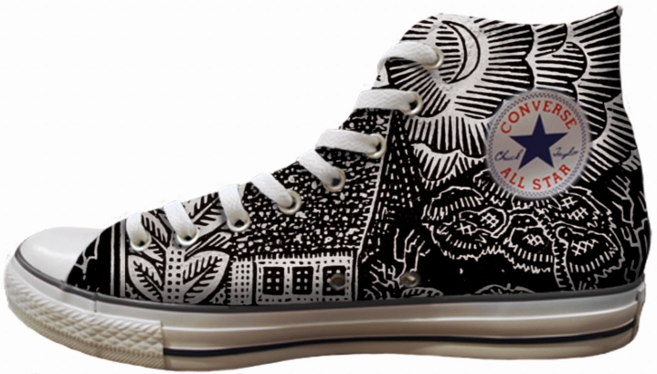 Shine Tone Baggins Original Hi Tops Fairytale