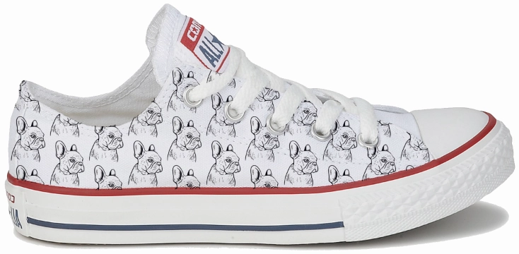 Baggins Original Low top French Bulldog Love Path