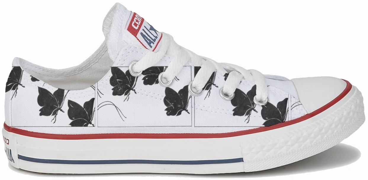 Baggins Original Low Top Japanese Butterfly Daily Essential Space Vibe