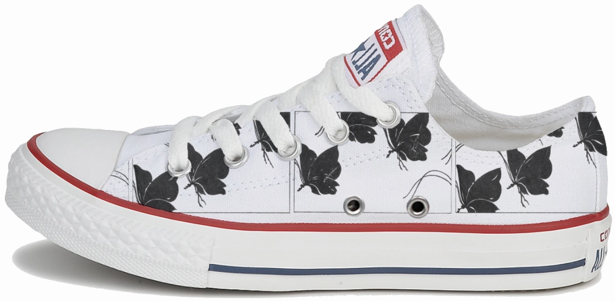 Anti Bacterial Game Ready Baggins Original Low Top Japanese Butterfly