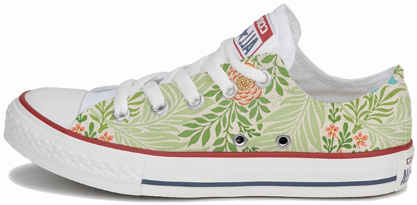 Baggins Original Low Top Morris Larkspur Fire Red