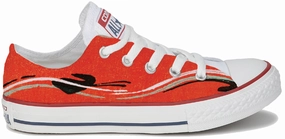 Wide fit Baggins Original Low Top Red Ripples