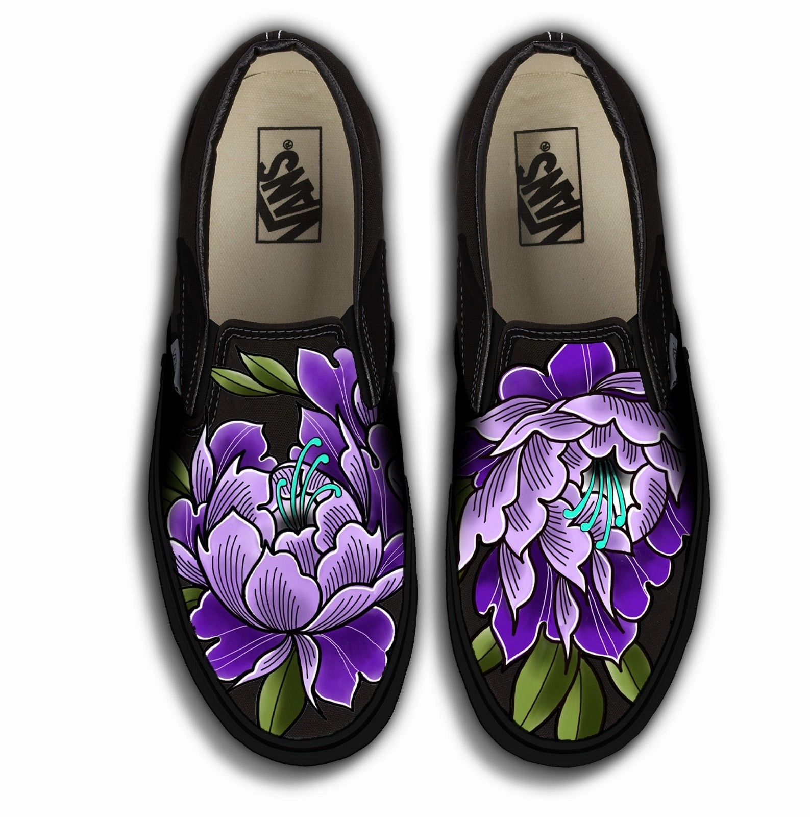 Street Edge Pack Safe BAGGINS ORIGINAL SLIP-ON CRYSTAL ALEXANDRIA PURPLE PEONY