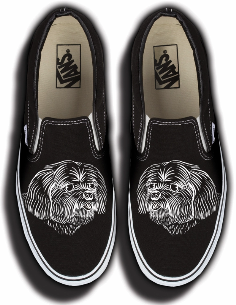 Fitness Vibe Chic Fit Baggins Original Slip on Shih Tzu
