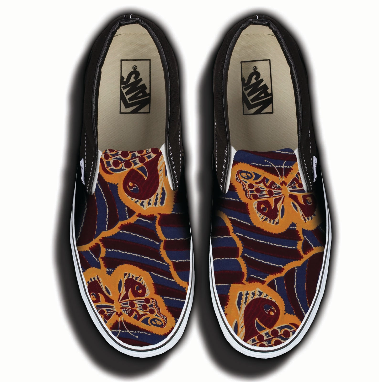 Baggins Original Slip-On Textiles Butterfly synthetic leather